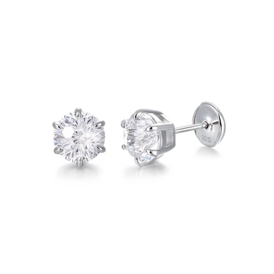 Boucle d'oreille à tige étoile