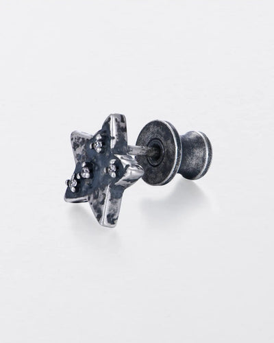 WEATHERED STAR STUD EARRINGS