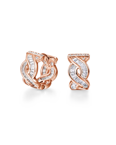 APORRO DNA Hoop Earrings