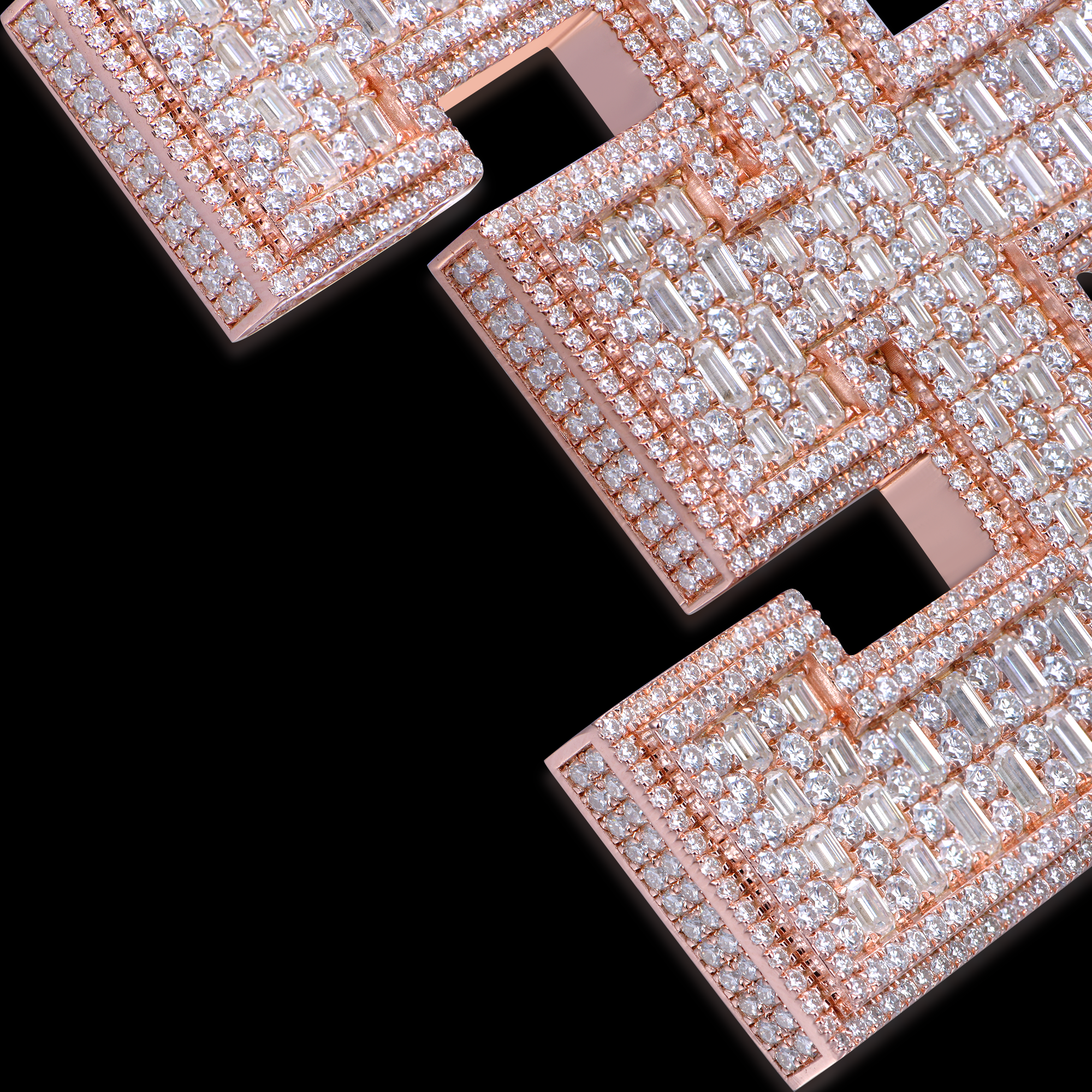 APORRO Premium Custom Emerald cut Logo Pendant
