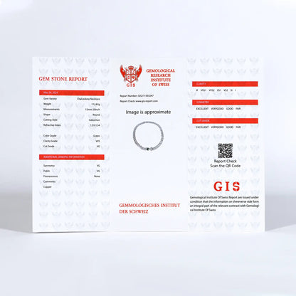 GIS Certificate for WONG Ⅱ Jade - Limited Offer