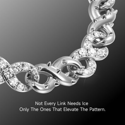 Infinity Thorns Bracelet - 8mm