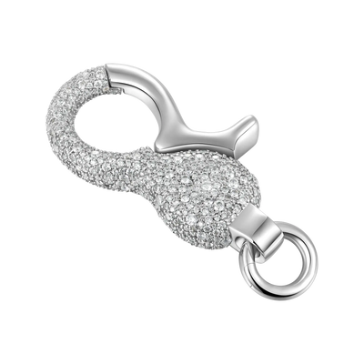 APORRO Brass Iced Lobster Clasp