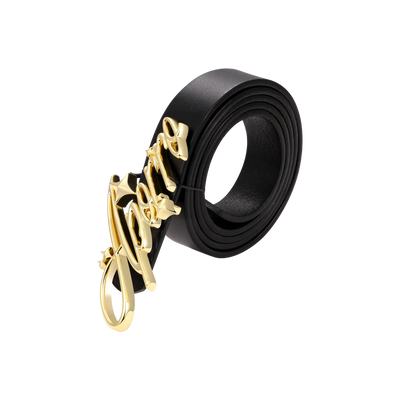 APORRO Holiday Script Gold Belt