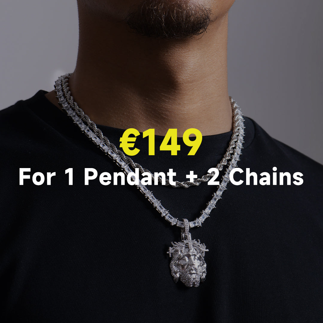 € 149 per 2 catene e 1 ciondolo