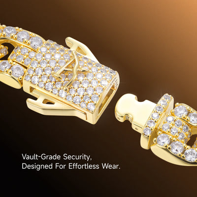Round Cut Cuban Link Chain - 8mm