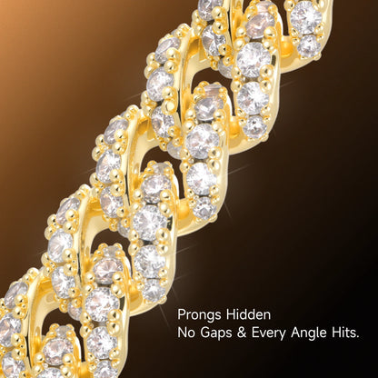 Pearl & Cuban Bracelet Set