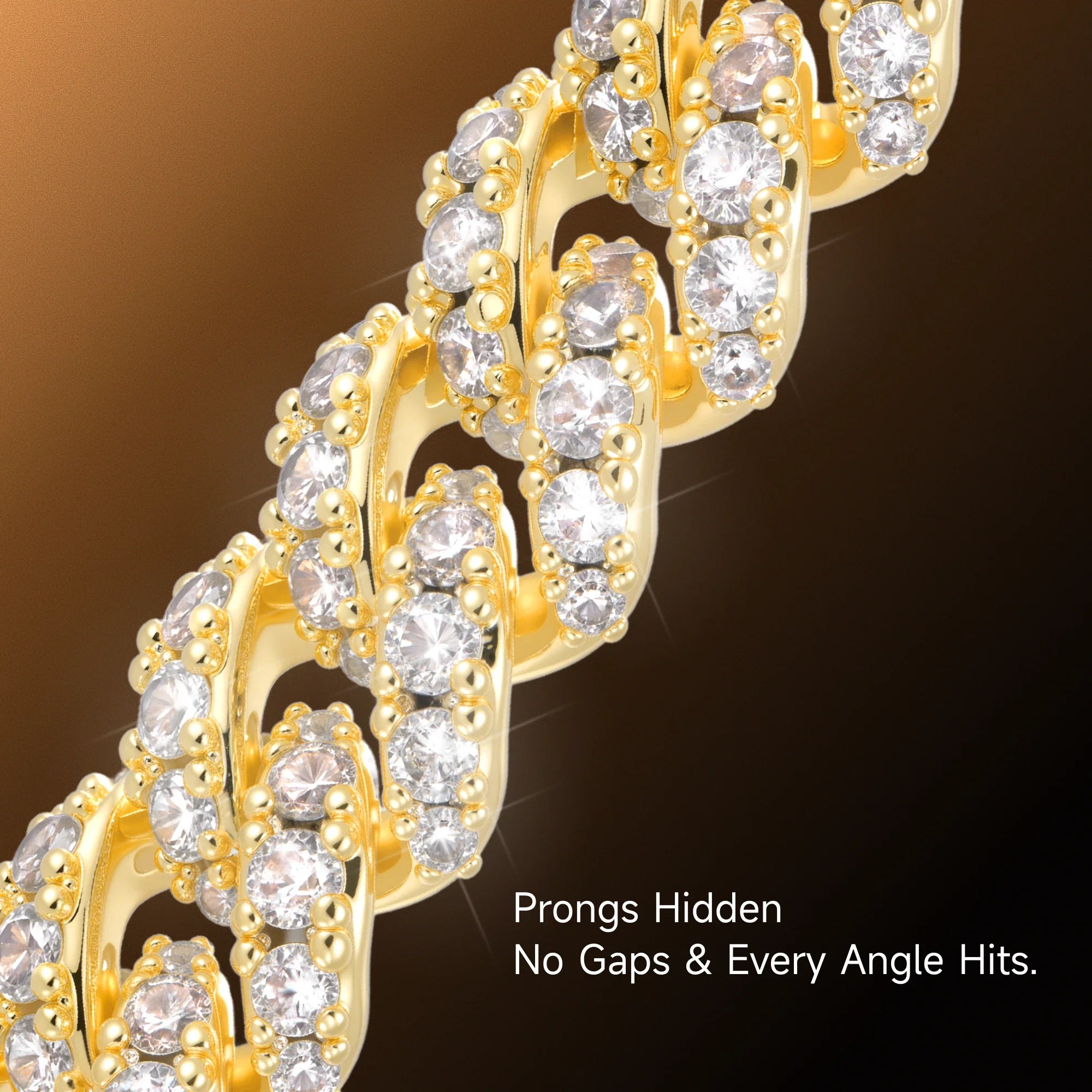 Round Cut Cuban Link Chain - 8mm