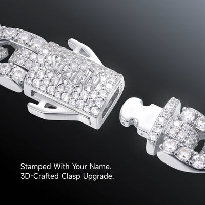 Round Cut Cuban Link Chain - 8mm