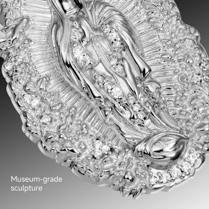 Saint Mary Floral Grace Pendant
