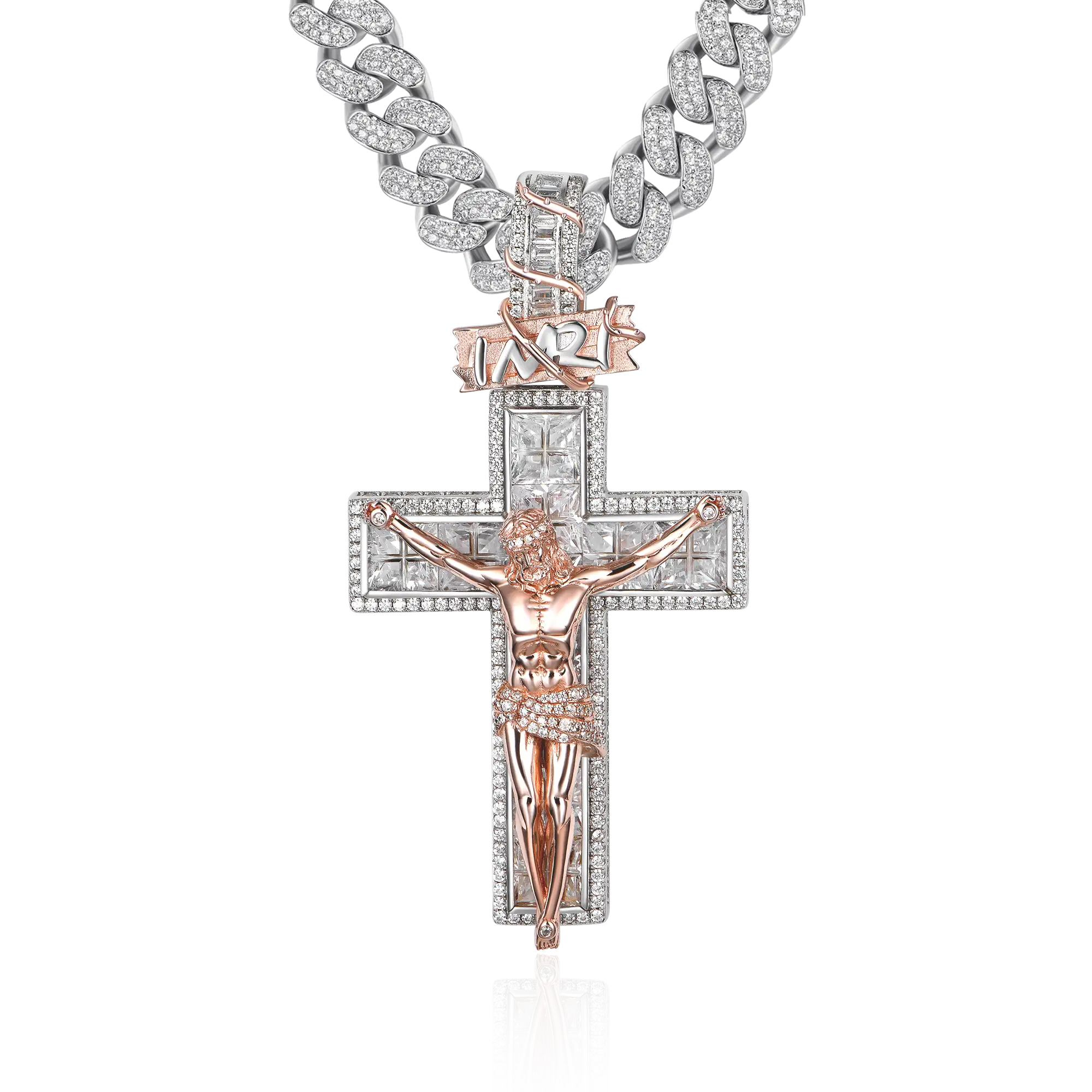 Women's Crucifixion of Jesus Pendant - Large