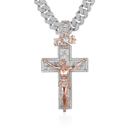 Women's Crucifixion of Jesus Pendant - Large