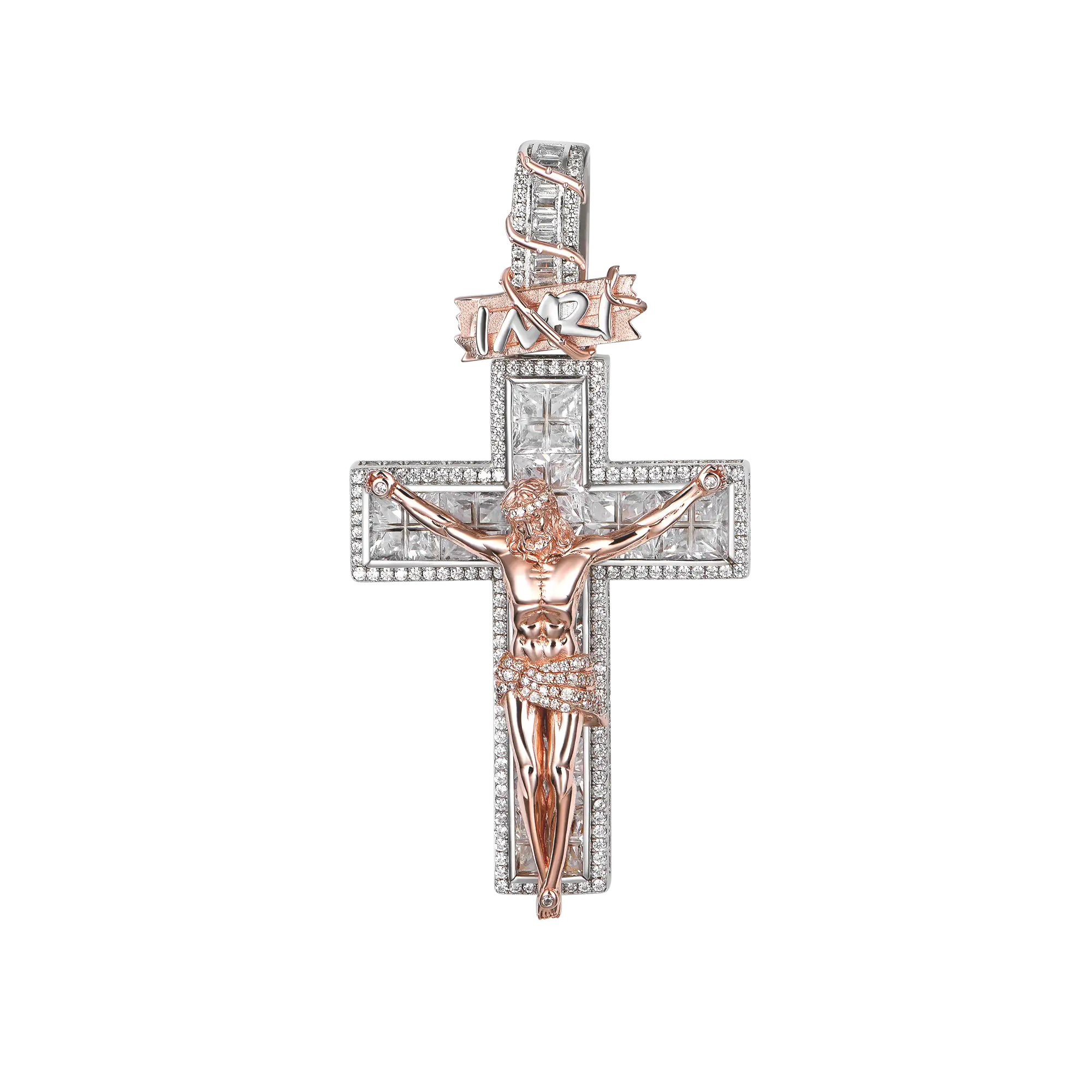 Crucifixion du pendentif de Jésus - grand