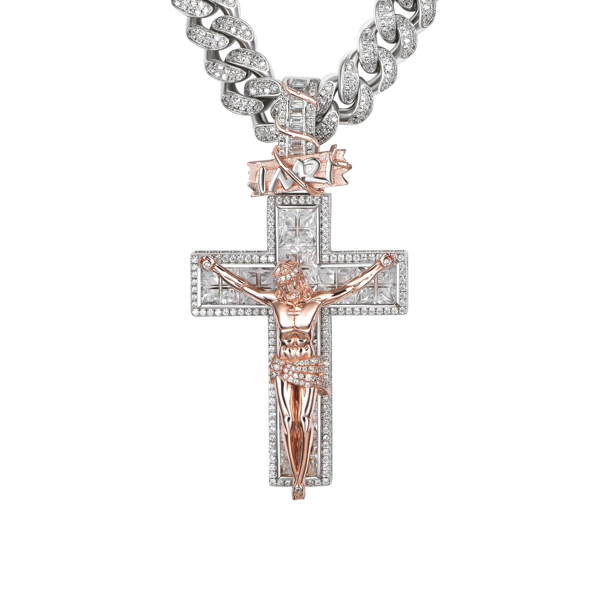 Crucifixion du pendentif de Jésus - grand