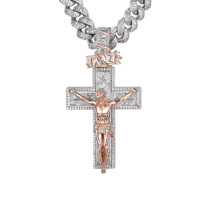 Crucifixion du pendentif de Jésus - grand