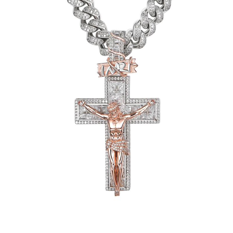 Crucifixion of Jesus Pendant - Large - APORRO