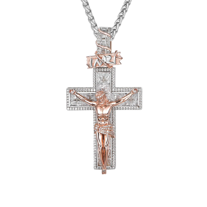 Women's Crucifixion of Jesus Pendant - Large