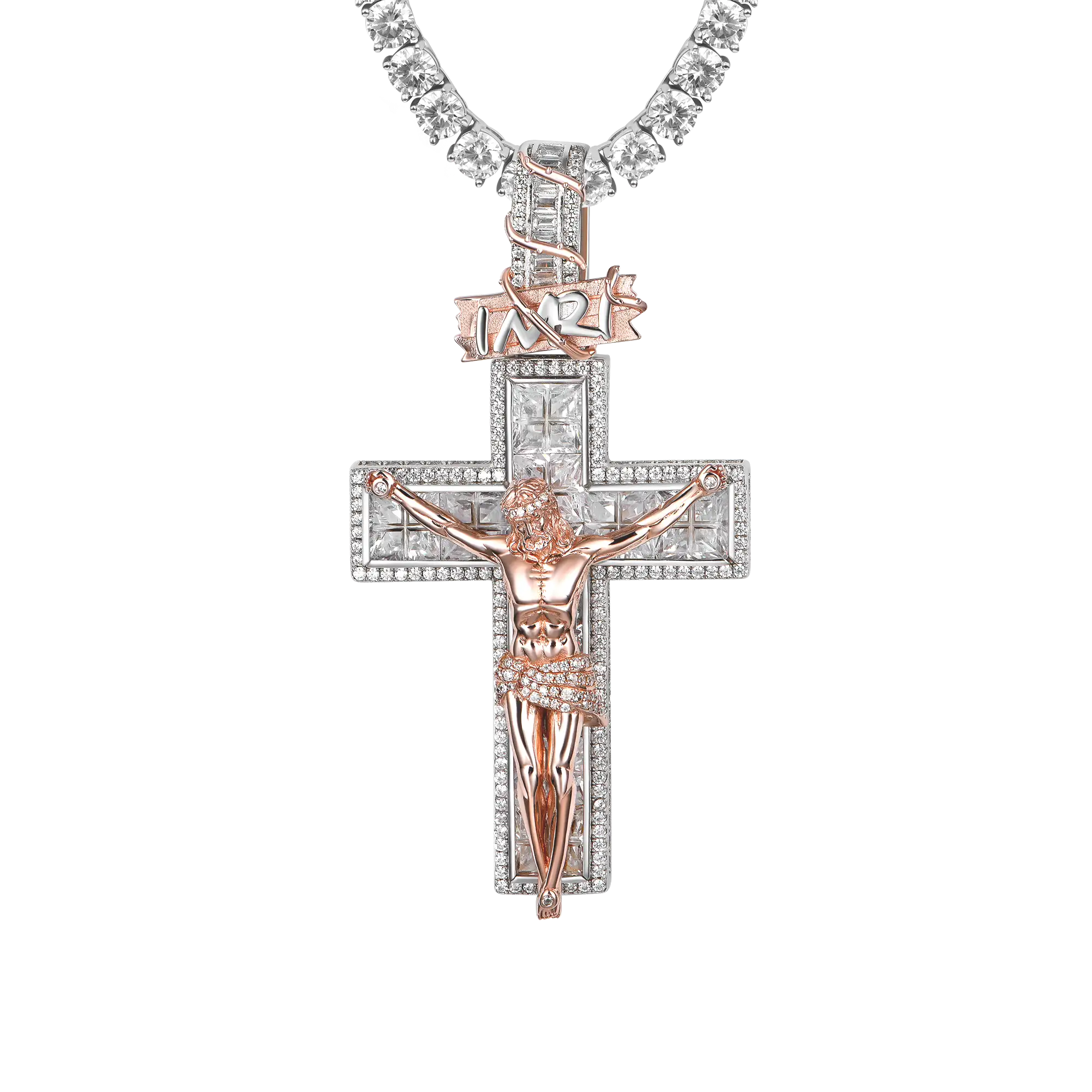 Crucifixion du pendentif de Jésus - grand