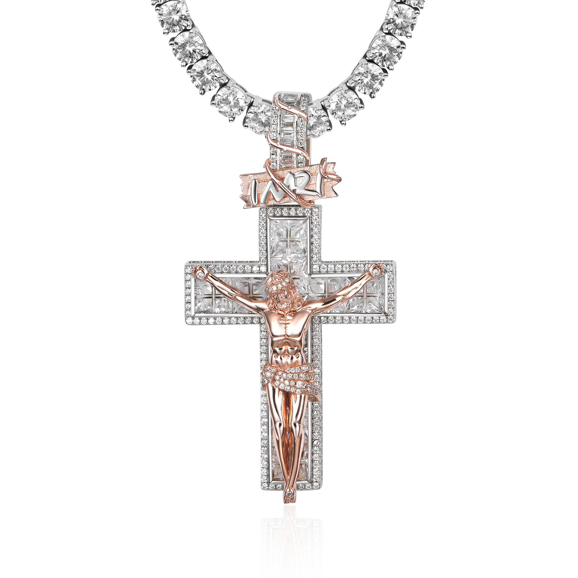 Women's Crucifixion of Jesus Pendant - Large