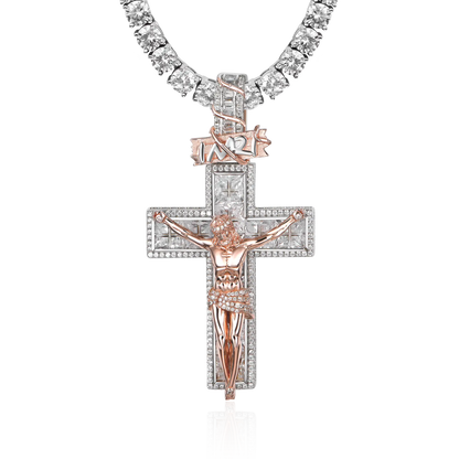 Women's Crucifixion of Jesus Pendant - Large