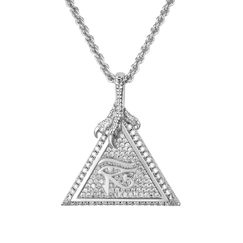 Moissanite Eye of Horus Micro Pendant - APORRO