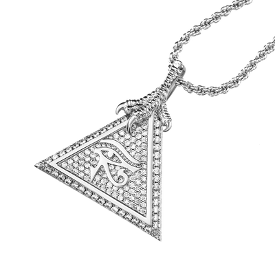 Micro colgante Moissanite Ojo de Horus