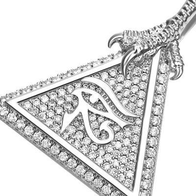 Micro colgante Moissanite Ojo de Horus