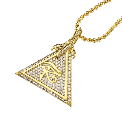 Micro colgante Moissanite Ojo de Horus