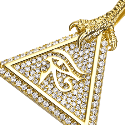 Micro colgante Moissanite Ojo de Horus