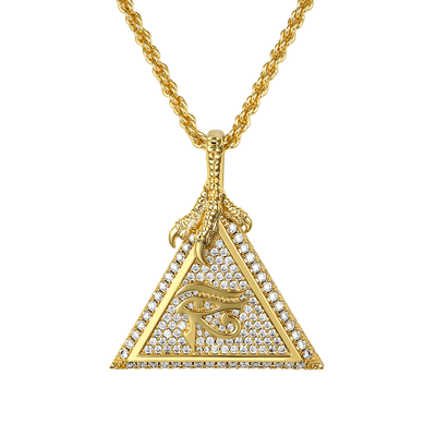 Micro colgante Moissanite Ojo de Horus