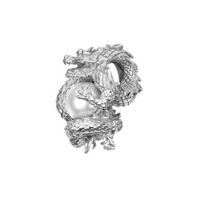 Colgante de perlas de dragón en espiral WONG