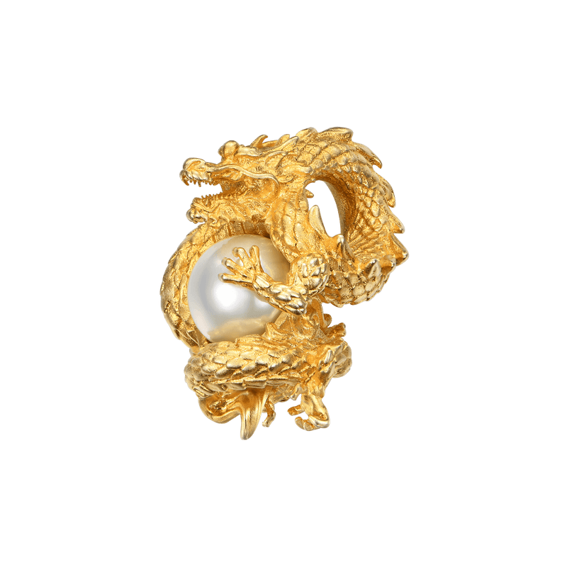Colgante de perlas de dragón en espiral WONG - APORRO