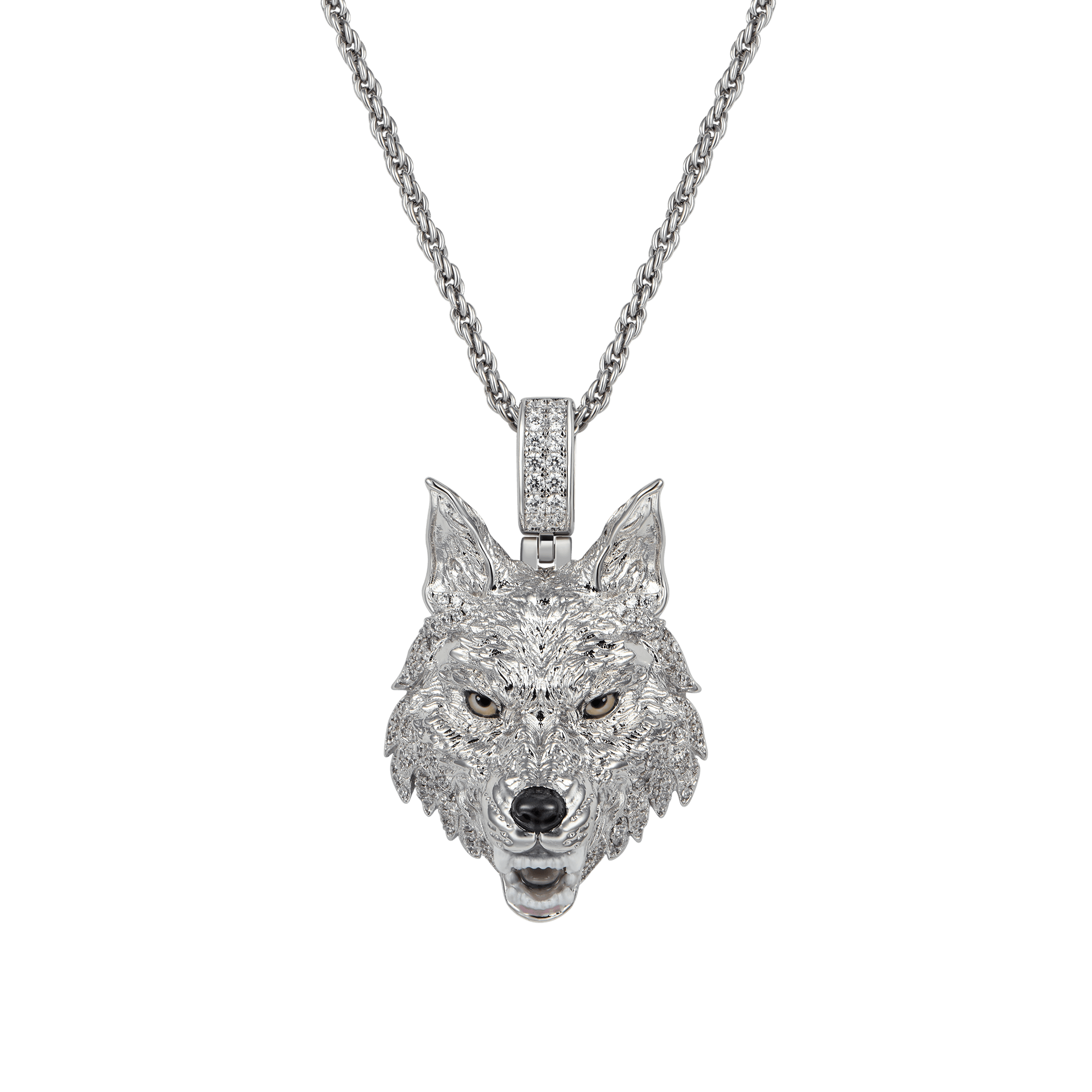 Fearless Wolf Pendant