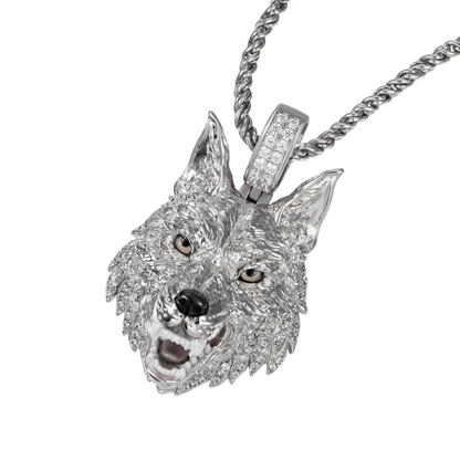 Fearless Wolf Pendant