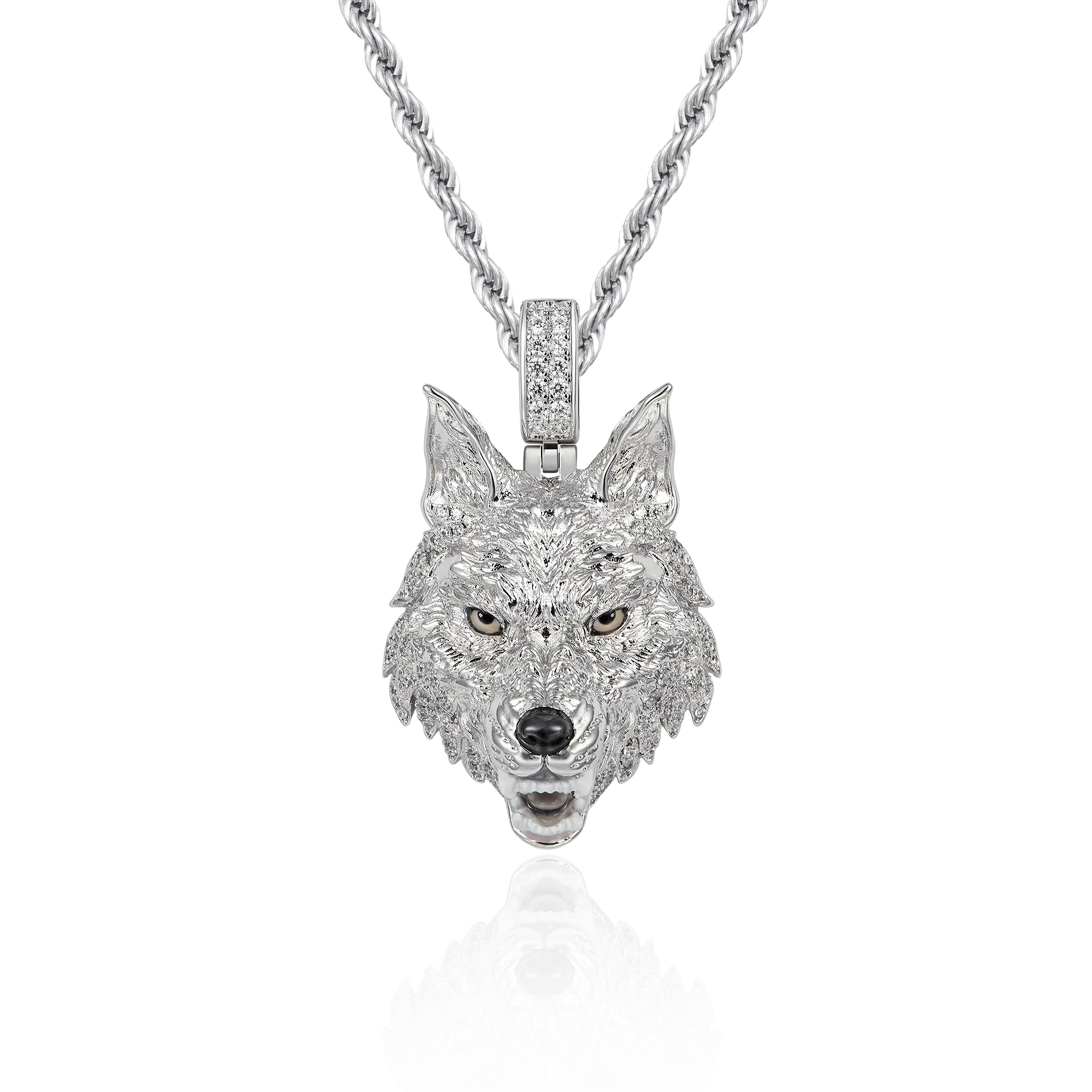 Women's Fearless Wolf Pendant