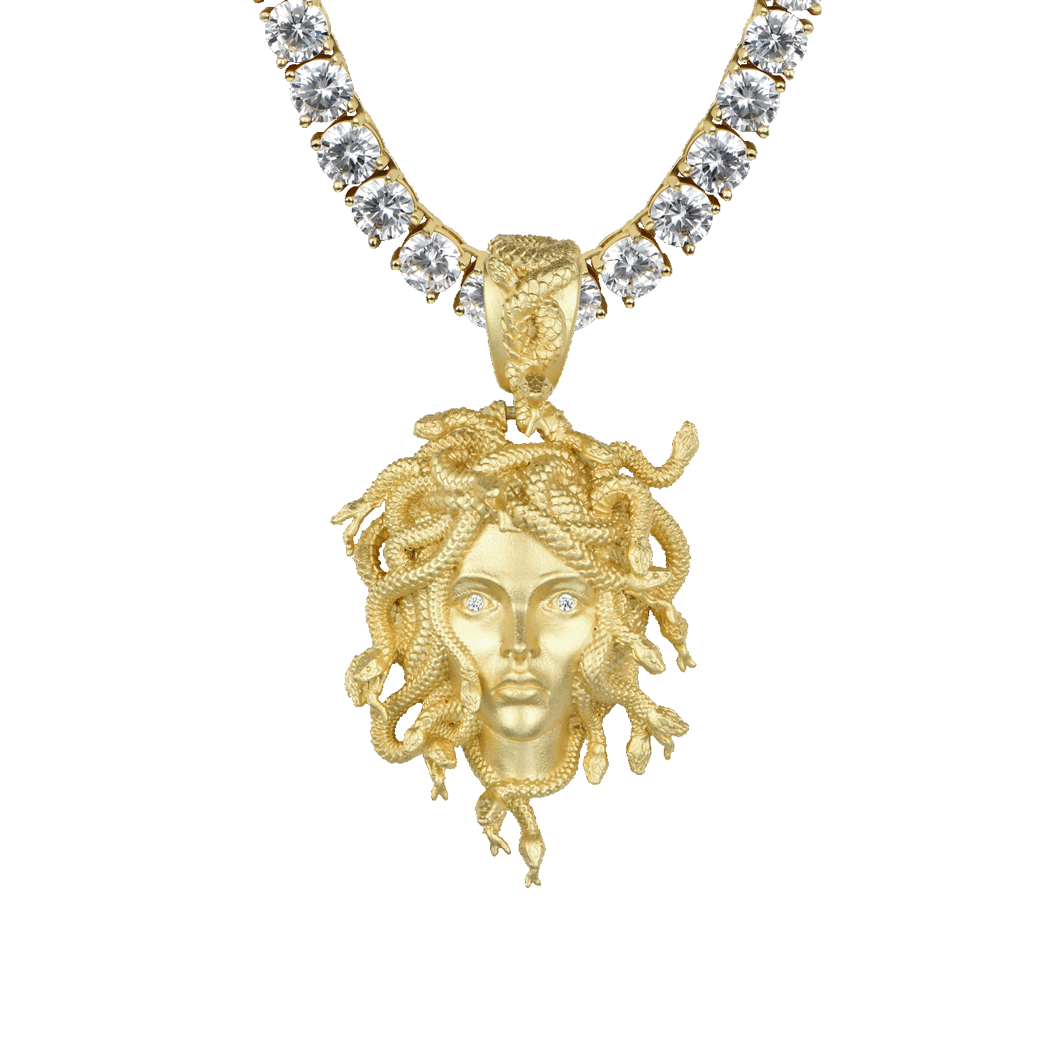 Medusa Statue Pendant