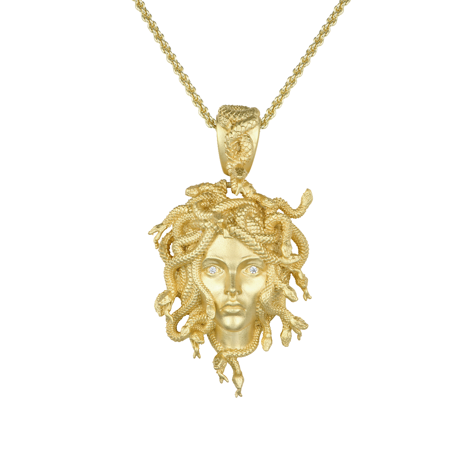 Medusa Statue Pendant