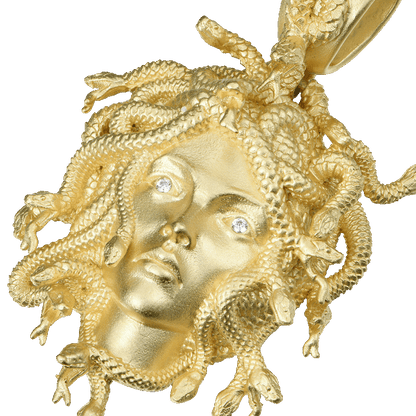 Medusa Statue -Anhänger