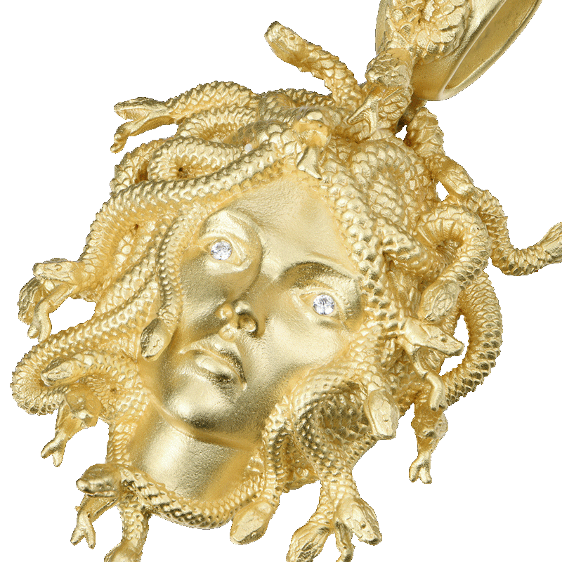 Medusa Statue Pendant - APORRO