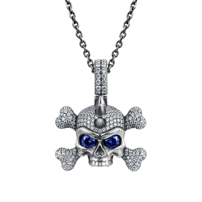 Pendentif X Crâne Glacé