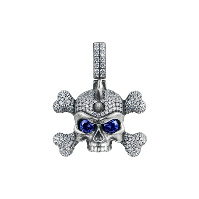 Pendentif X Crâne Glacé