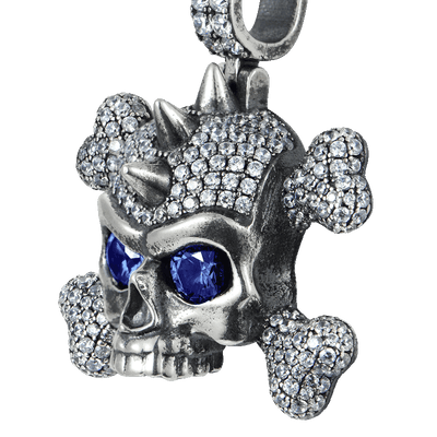 Pendentif X Crâne Glacé