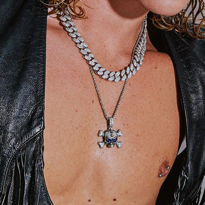 X Skull Pendant
