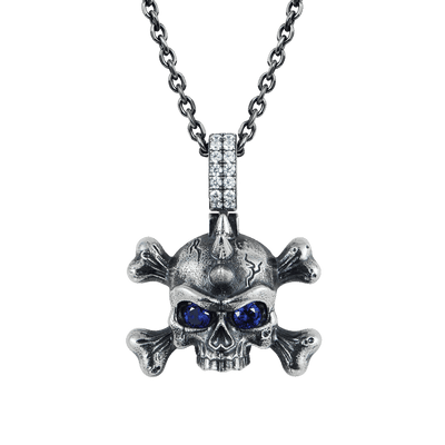 X Plain Skull Pendant