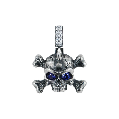 X Plain Skull Pendant