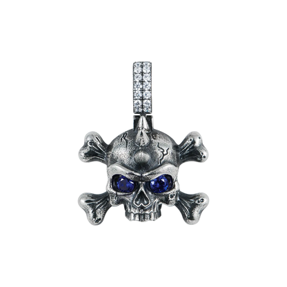 X Plain Skull Pendant