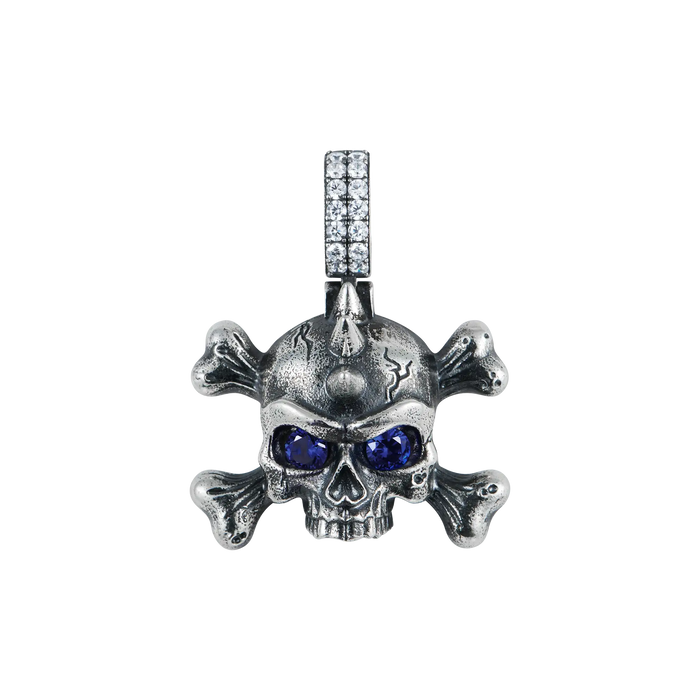 X Plain Skull Pendant