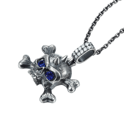 X Plain Skull Pendant