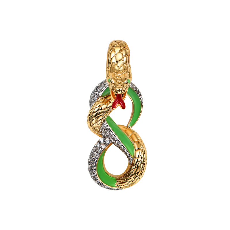 Infinity Bioluminescent Snake Pendant - Newest Pendant for Men & Women - APORRO