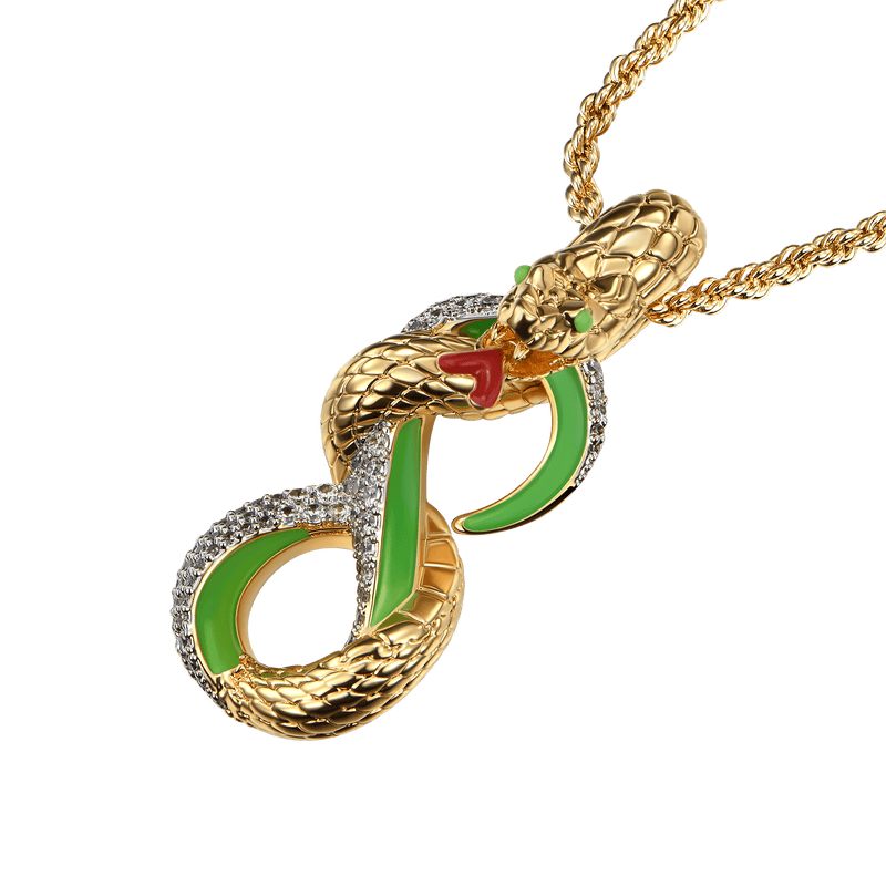 Ciondolo serpente bioluminescente Infinity - Il più recente ciondolo per uomo e donna - APORRO